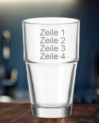 Kaffee-Latte Glas [SOLO] 