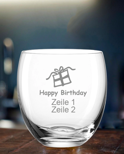 Teelichtglas [CHEERS] Geburtstag 2