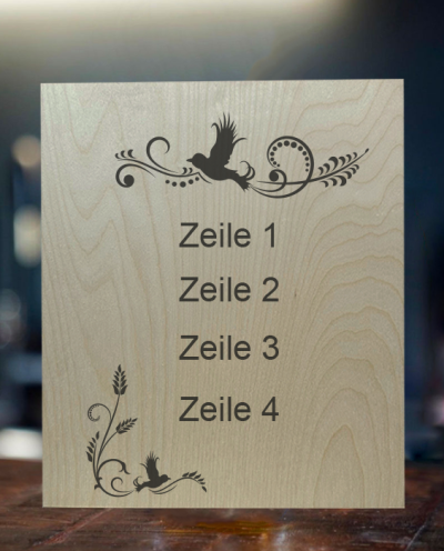  Holzkiste 3er Design 