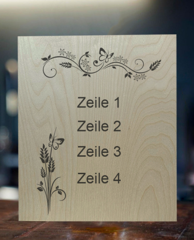  Holzkiste 3er Design 