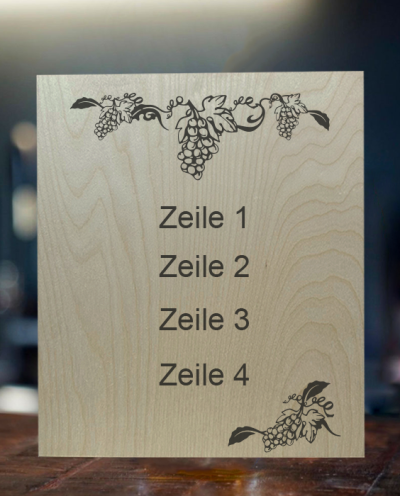  Holzkiste 3er Design 