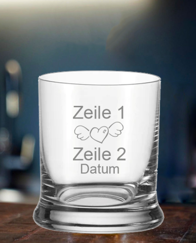 Whiskyglas K18 Herz 