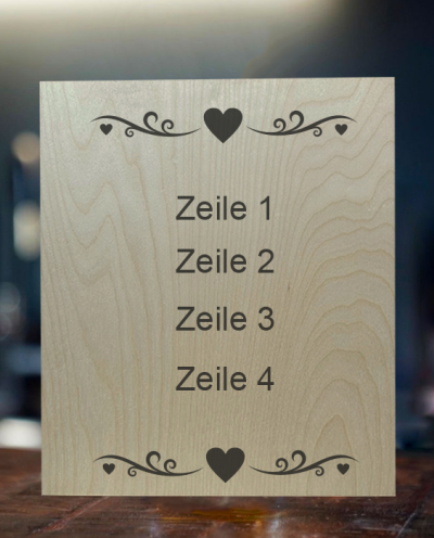  Holzkiste 3er Design 