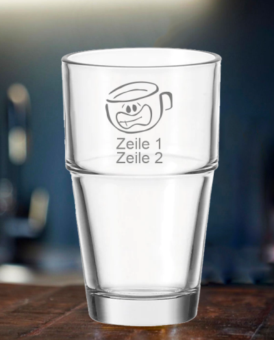 Latte Glas [SOLO] Kaffee 